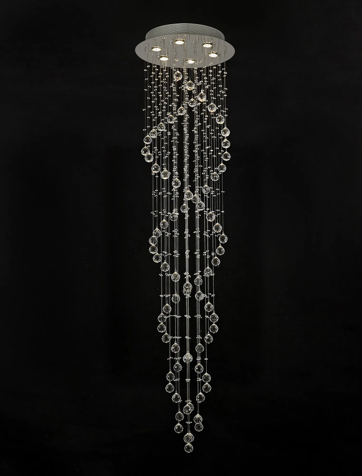 IL30785  Colorado Crystal Pendant 6 Light